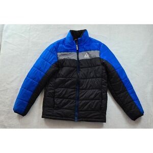 GERRY BOY's PUFFER COLOR-BLOCK JACKET IN BLUE AND BLACK SIZE L 14/16 SKI OUTDOOR